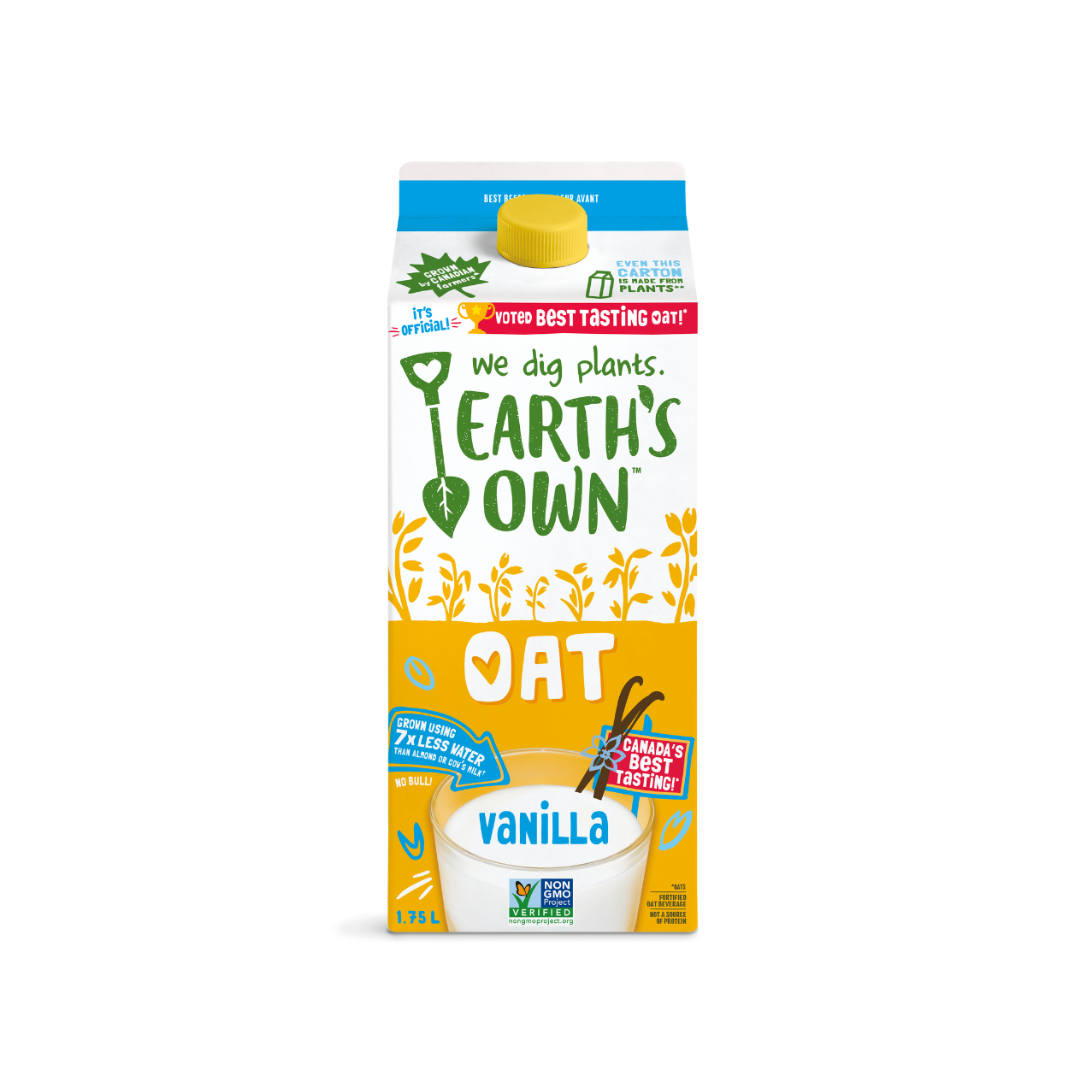 Vanilla Oat Milk - Earth's Own (1.75L) - BCause
