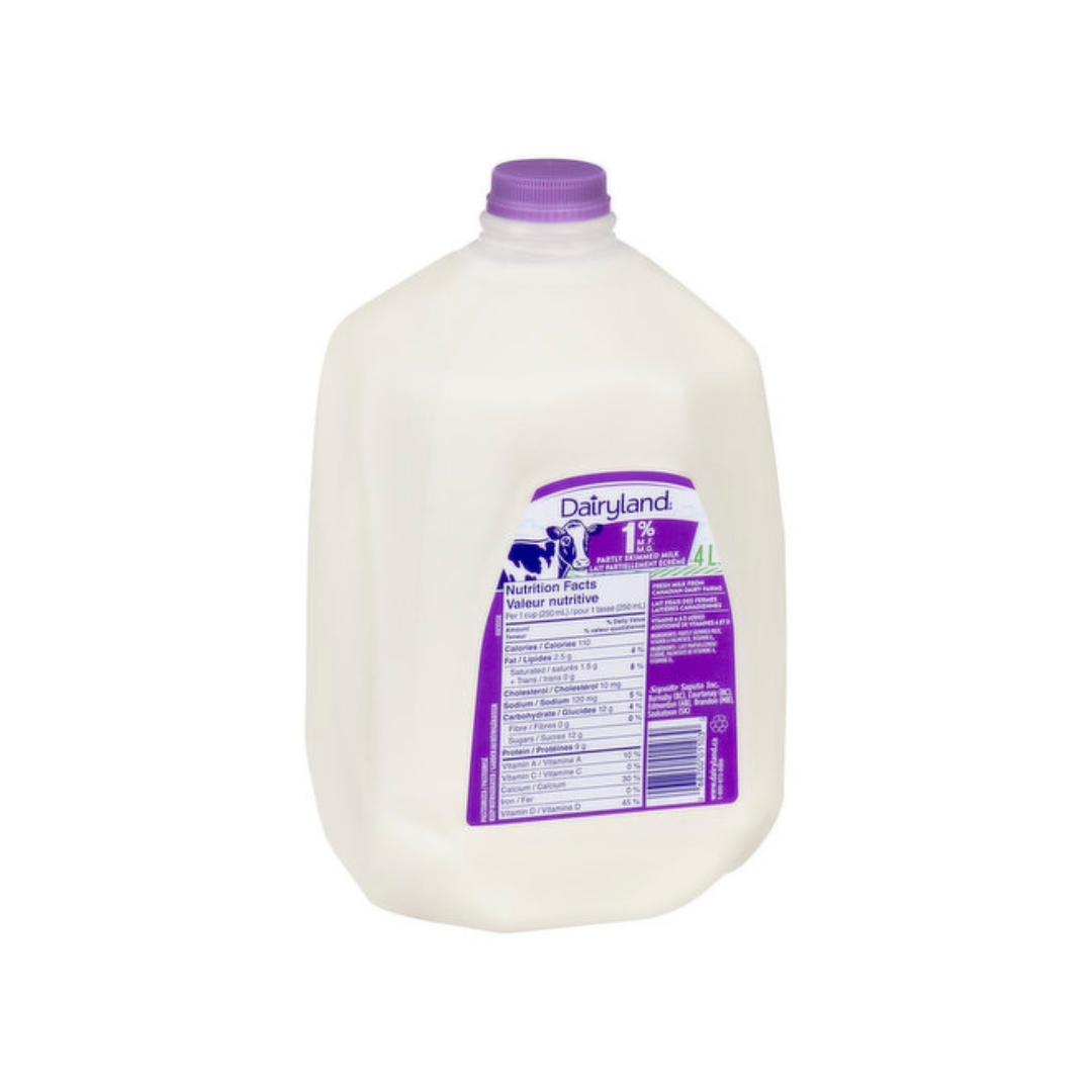 1% Milk - Dairyland (4L) - BCause