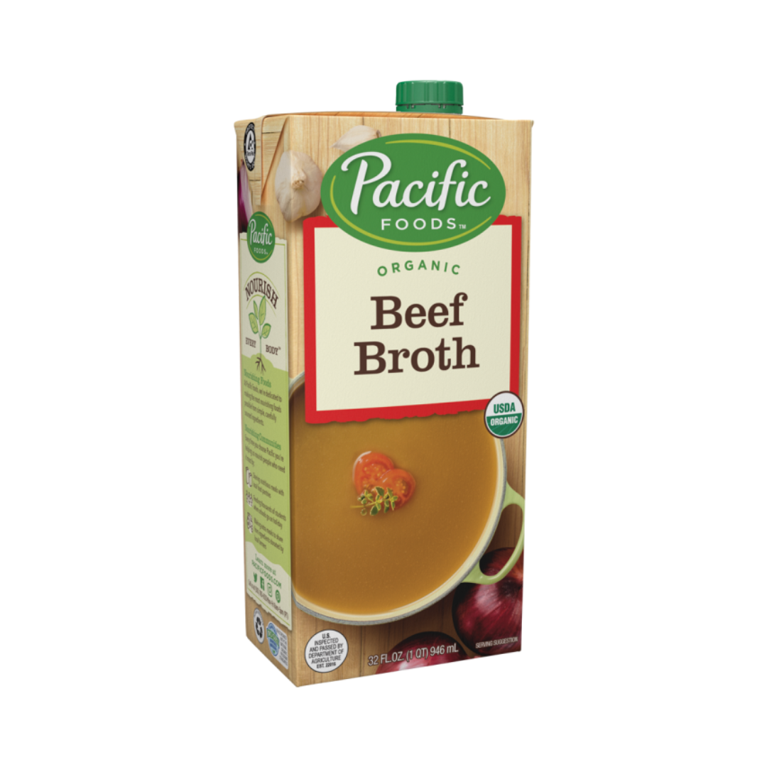 Organic Beef Broth - Pacific Foods (946ml) - BCause