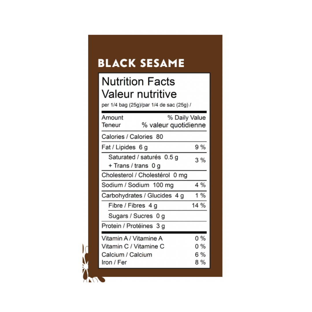 Black Sesame - Eve's Crackers (108g) - BCause