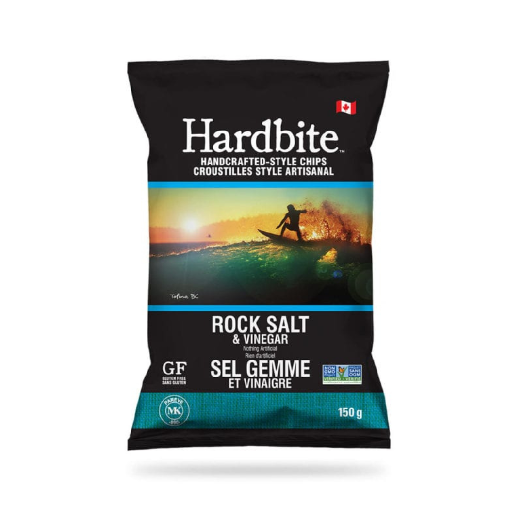 Rock Salt & Vinegar - Hardbite Chips (150g) – BCause