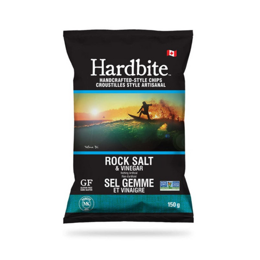 Rock Salt & Vinegar - Hardbite Chips (150g) - BCause