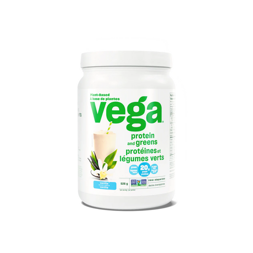 Vanilla Protein & Greens Plant-Based Protein Powder - Vega (521g) - BCause