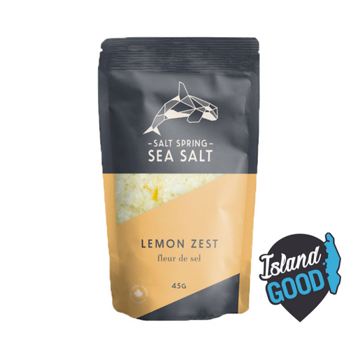 Lemon Zest Fleur de Sel - Salt Spring Sea Salt (45g) - BCause