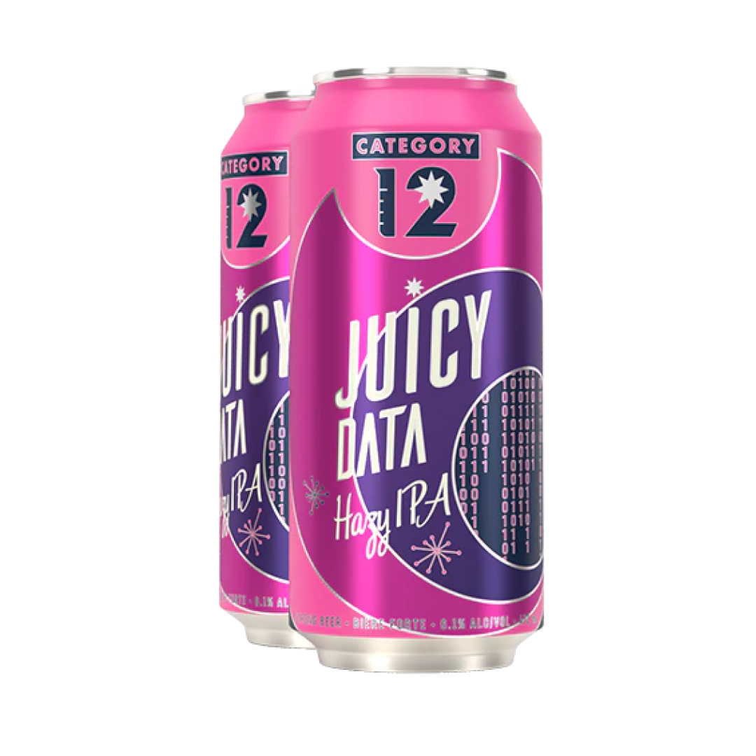 Juicy Data Hazy IPA - Category 12 (4pk)(Tall Cans)* - BCause