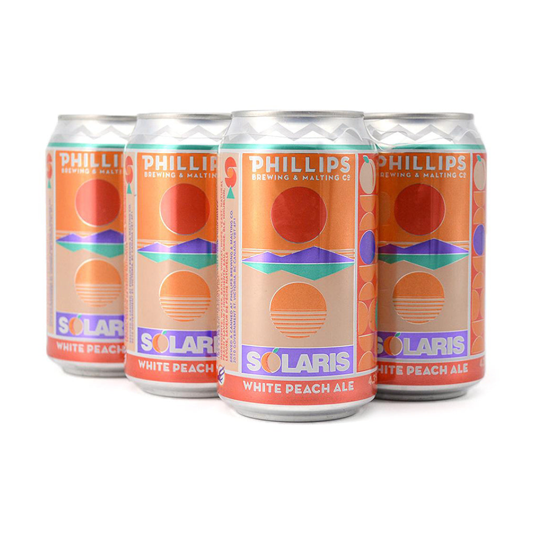 Solaris Peach White Ale - Phillips Brewing (6pk)* - BCause
