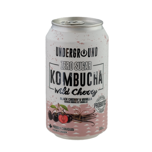 Wild Cherry - Underground Kombucha (4x355 ml) - BCause