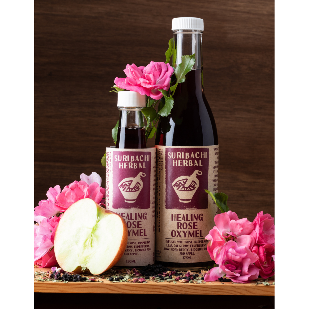 Healing Rose Oxymel - Suribachi Herbal (375ml) - BCause
