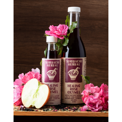 Healing Rose Oxymel - Suribachi Herbal (375ml) - BCause