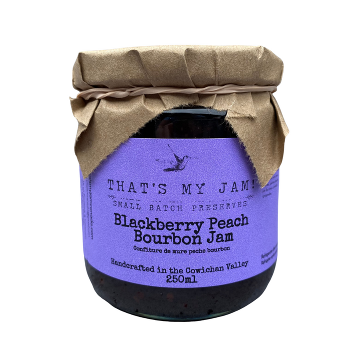 Blackberry Peach Bourbon Jam - That's My Jam (250ml) - BCause