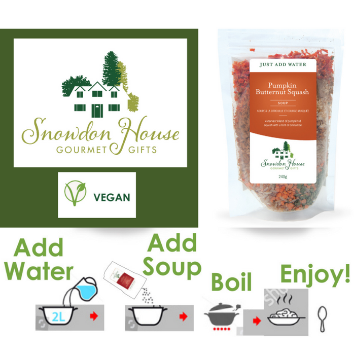 Pumpkin & Butternut Squash Soup - Snowdon House (240g) - BCause