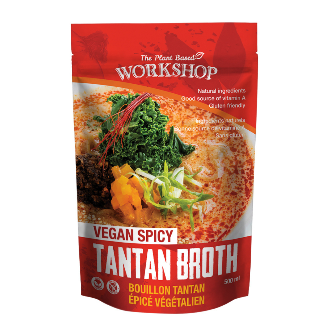 Vegan Spicy Tan Tan Broth - The Plant Based Workshop (500ml) - BCause