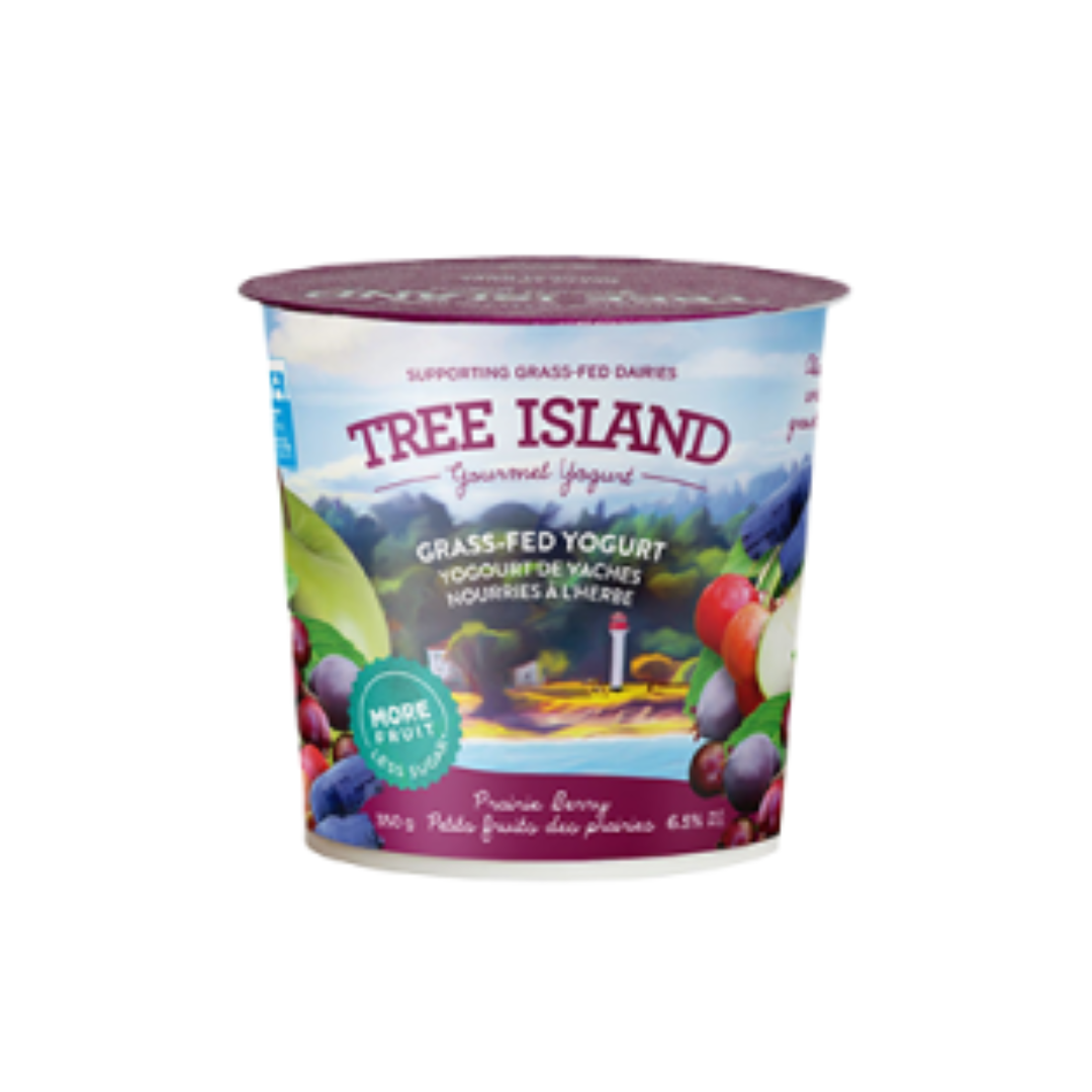 Prairie Berry Grass-Fed Yogurt - Tree Island (325g) - BCause
