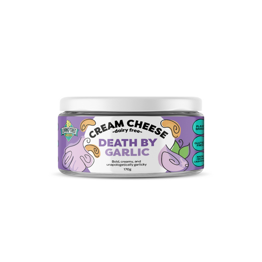 Death by Garlic (Dairy-Free Cheese Spread) - Living Tree Foods (170g) - BCause