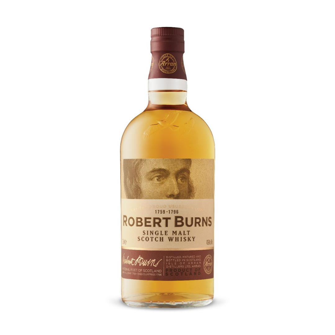 Single Malt Scotch Whisky - Robert Burns Arran (750ml)* - BCause