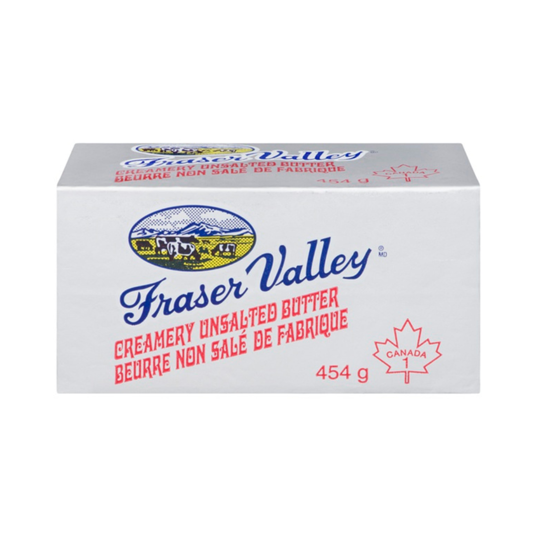 Unsalted Butter - Fraser Valley Creamery (454g) - BCause