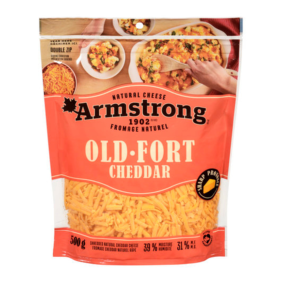 Old Fort Shredded Cheese - Armstrong (500g) - BCause