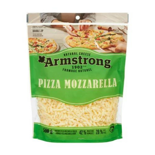 Pizza Mozzarella Shredded Cheese - Armstrong (500g) - BCause
