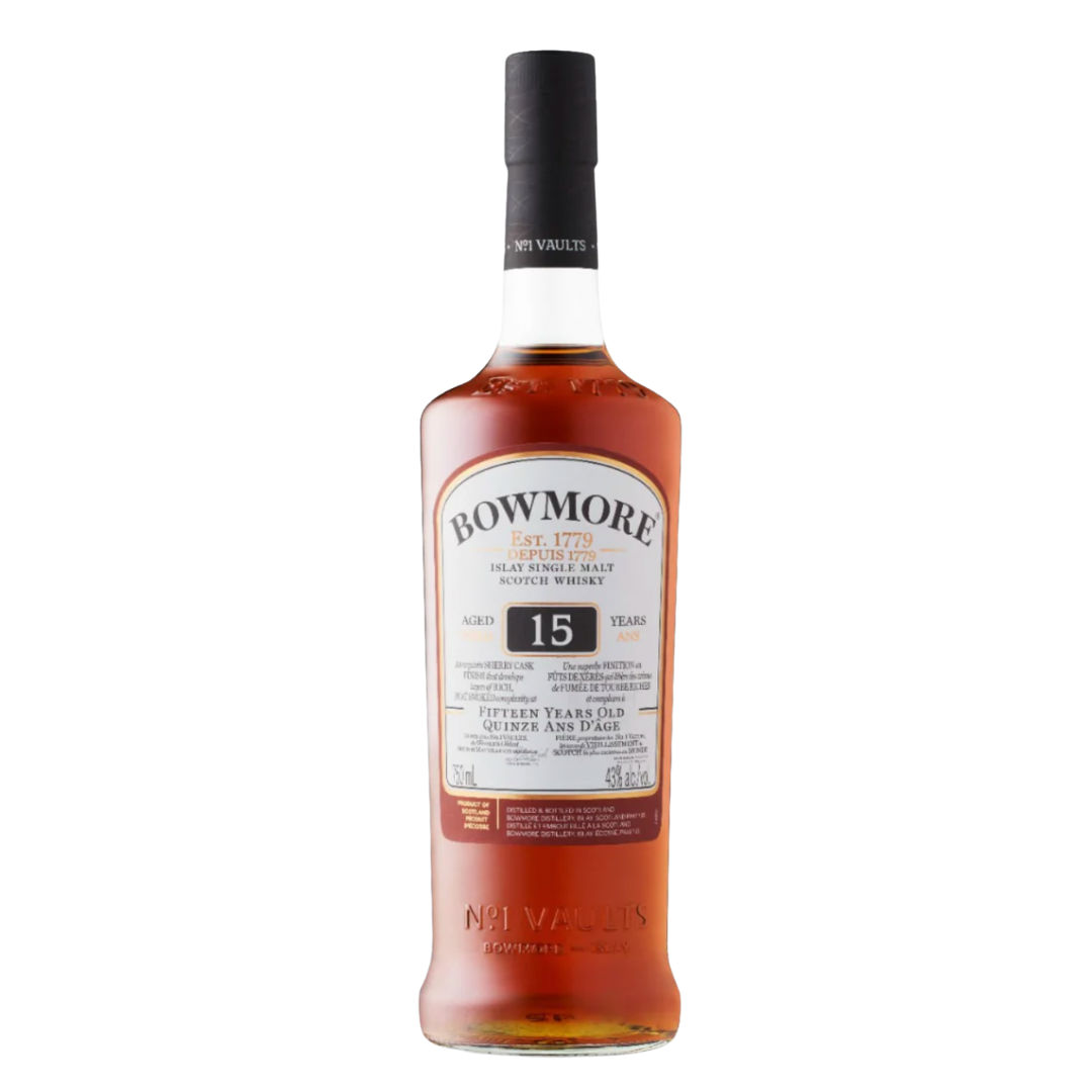 15 Year Old Single Malt Scotch Whisky - Bowmore (750ml)* - BCause