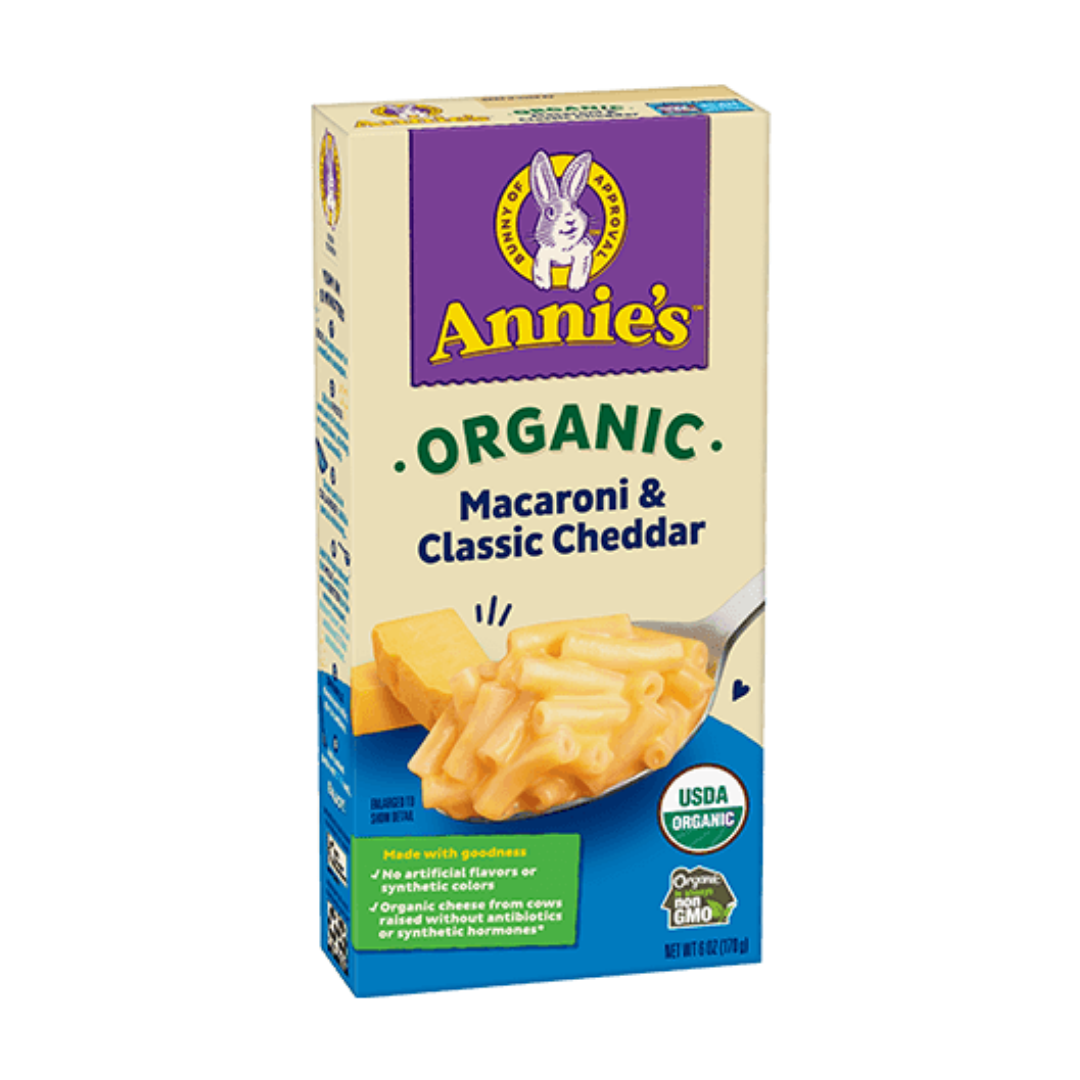 Organic Macaroni & Classic Cheddar - Annies Homegrown - BCause