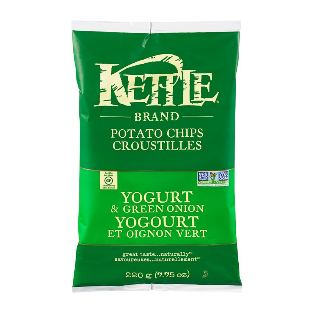 Yogurt & Green Onion - Kettle Chips (220g) - BCause