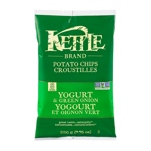 Yogurt & Green Onion - Kettle Chips (220g) - BCause