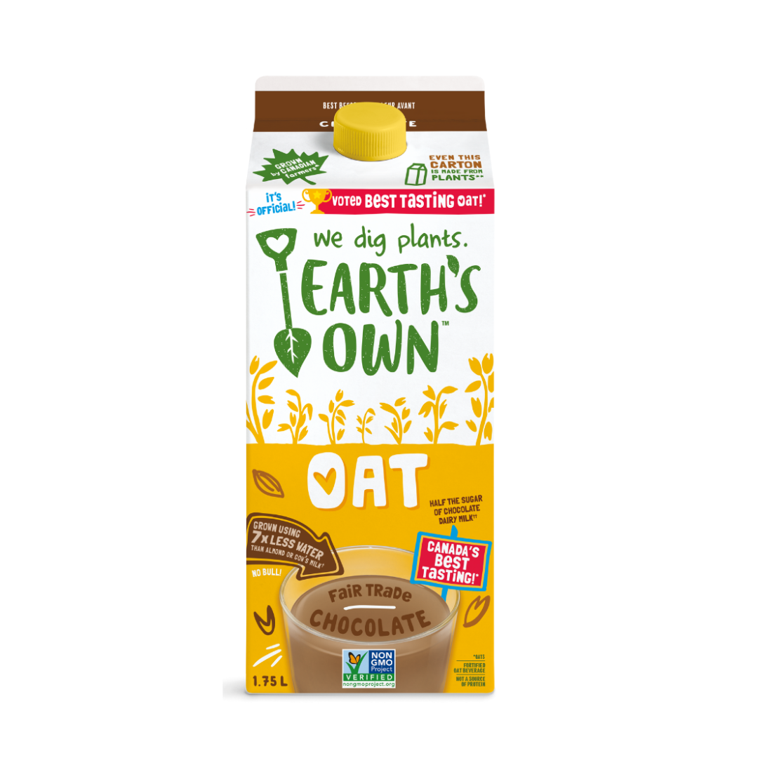 Chocolate Oat Milk - Earth's Own (1.75L) - BCause