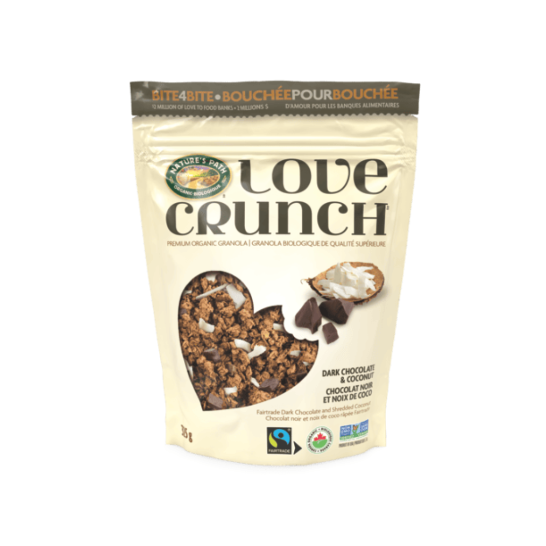 Dark Chocolate & Coconut (Love Crunch) Granola - Nature's Path (325g) - BCause