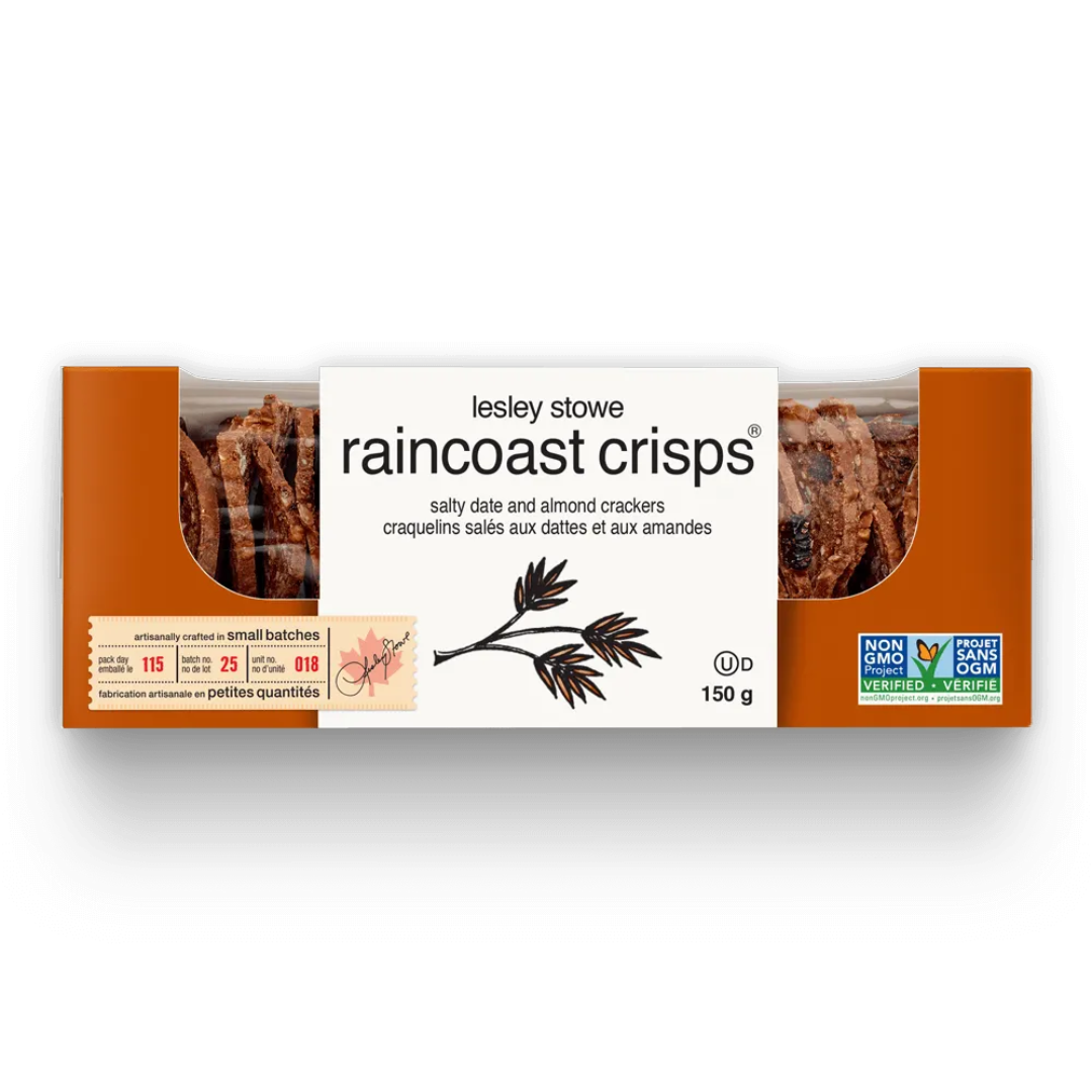 Salty Date & Almond - Raincoast Crisps (150g) - BCause