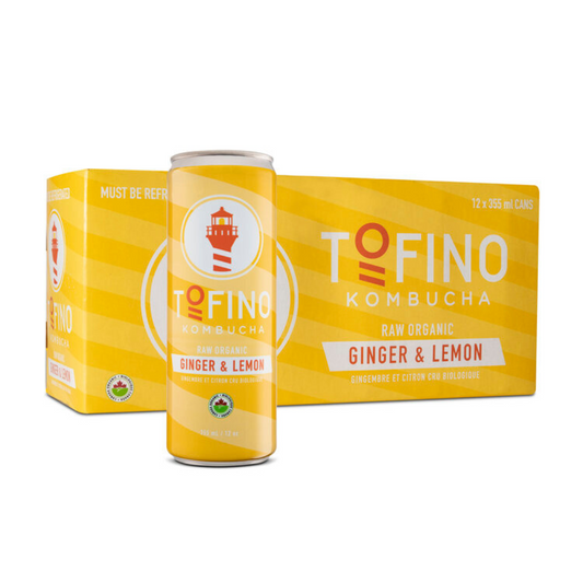 Ginger Lemon - Tofino Kombucha (355 ml) - BCause