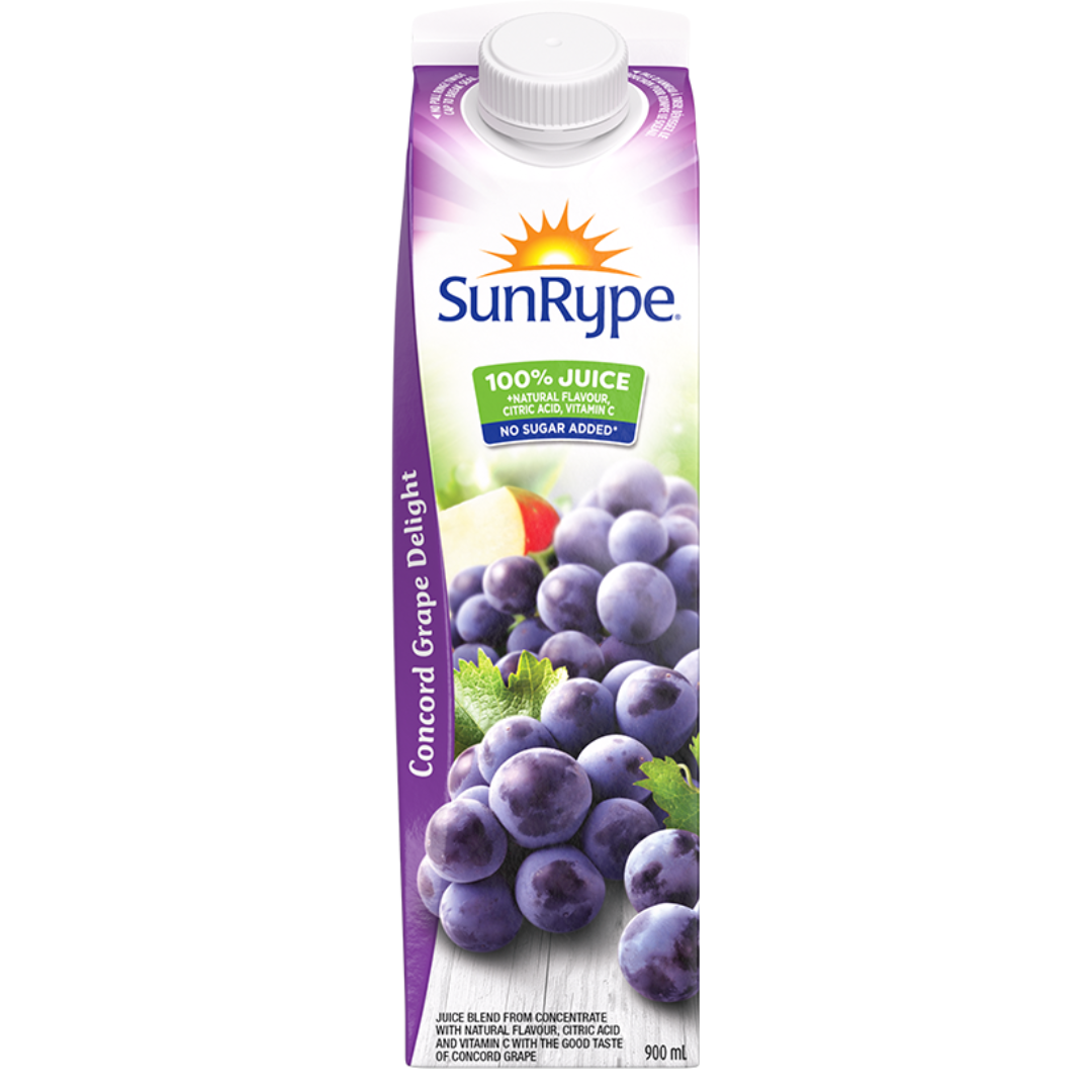 Concord Grape Juice - Sunrype (900ml) - BCause